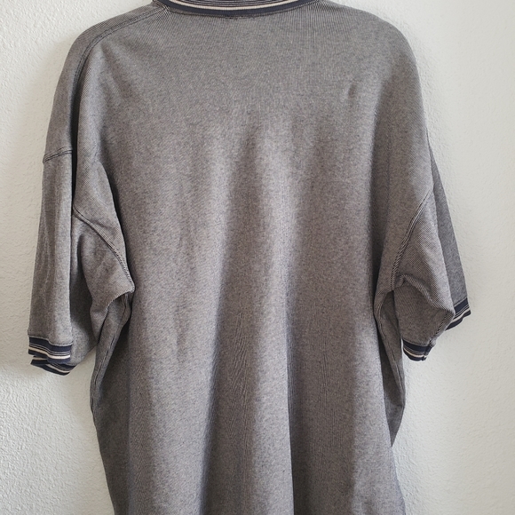 #Disney World Polo Shirt Pinstripe stretch cotton# - Picture 8 of 11